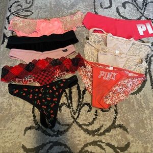 VS/VS Pink panties - womens small - lot of 9